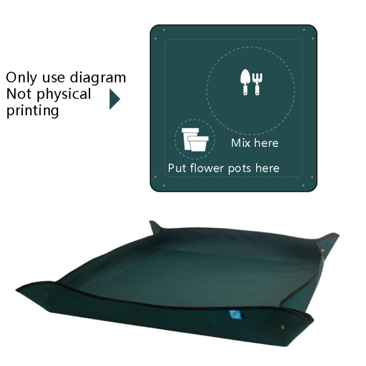 Vasos para Plantas Verdes de Varanda Tapetes para Troca de Terra Operação de Solo Tapetes para Plantação Doméstica Mistura de Solo Tapete para Drenagem de Água, 75x75cm, 110x75cm, 100x100cm