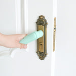 Protetor de Puxador de Porta em Silicone para Crianças, Protetor Anti-Colisão, Creme, Verde Claro, Rosa, Castanho