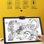Estação de Cópia LED Absoluta Magnética A3-D36 Proteção Suave para os Olhos Quadro de Caligrafia e Cópia de Pintura