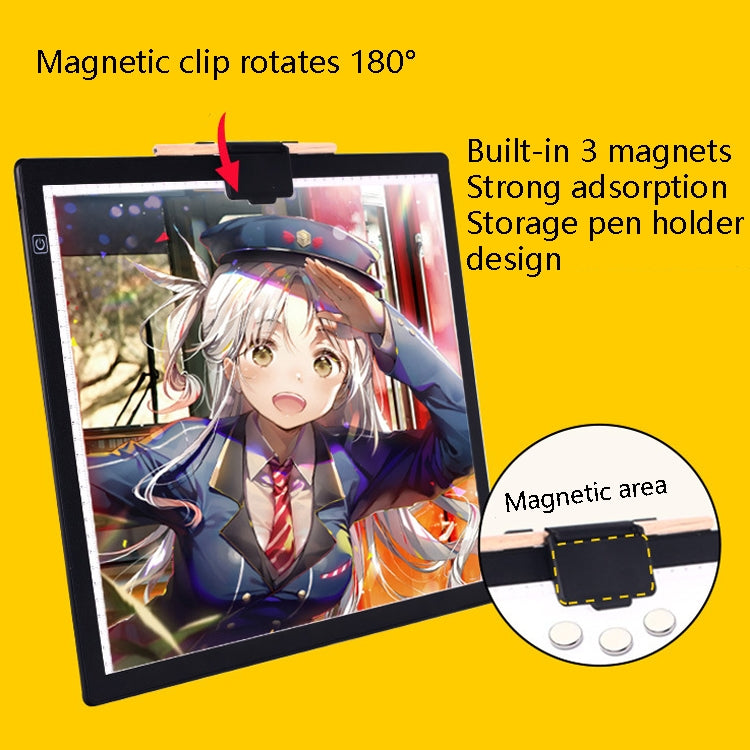 Estação de Cópia LED Absoluta Magnética A3-D36 Proteção Suave para os Olhos Quadro de Caligrafia e Cópia de Pintura