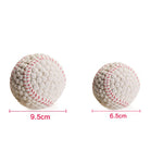 Brinquedo para Cão Bola de Látex com Som para Mordida Brinquedos para Animais, Bola de Voleibol Grande, Bola de Ténis Grande, Rugby Grande