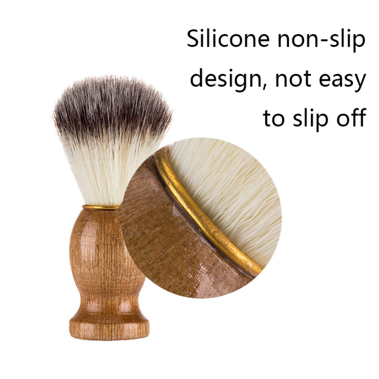 B3004 Conjunto de 3 Peças Ferramentas de Estilo Masculino Escova de Barba de Nylon Suporte Tigela de Espuma