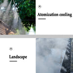 Humidifying And Dedusting Cooling Atomizing Sprinkler Quick-Plug Fog Misting Nozzle, 0.15mm, 0.2mm, 0.3mm, 0.4mm, 0.6mm, 0.7mm, 0.8mm