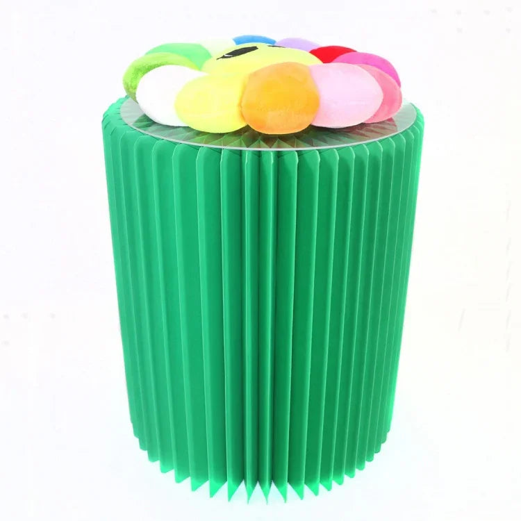 Banco Dobrável Curto SH-236, Banco Multifuncional Conveniente para Casa, Castanho, Branco, Vermelho, Preto, Rosa, Roxo, Verde, Azul, Amarelo, Laranja