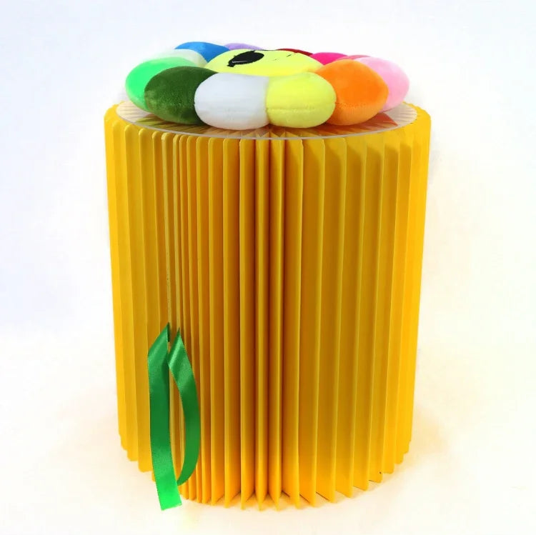 Banco Dobrável Curto SH-236, Banco Multifuncional Conveniente para Casa, Castanho, Branco, Vermelho, Preto, Rosa, Roxo, Verde, Azul, Amarelo, Laranja