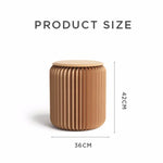 Banco Dobrável Curto SH-236, Banco Multifuncional Conveniente para Casa, Castanho, Branco, Vermelho, Preto, Rosa, Roxo, Verde, Azul, Amarelo, Laranja