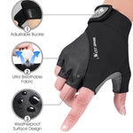 Luvas para ciclismo em montanha WEST BIKING YP0211210, dedo curto, respiráveis e antiderrapantes, equipamento de condução, M, L, XL