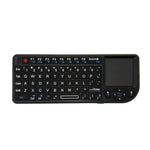 Mini rato e teclado sem fios A8 com teclado touchpad laser, retroiluminação branca em inglês, retroiluminação colorida em inglês