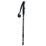 JUNGLELEOPARD Bastão de Trekking de Liga de Alumínio com Punho Reto de Três Secções, Muletas Multifuncionais para Caminhada, Vermelho#66-135cm, Azul#66-135cm, Preto#66-135cm, Prateado Branco#66-135cm