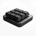 Vaydeer JP1011 Teclado Mecânico Mini Portátil com 9 Teclas Personalizado, Comprimento do Cabo: 1m