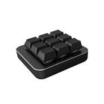 Vaydeer JP1011 Teclado Mecânico Mini Portátil com 9 Teclas Personalizado, Comprimento do Cabo: 1m