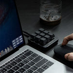 Vaydeer JP1011 Teclado Mecânico Mini Portátil com 9 Teclas Personalizado, Comprimento do Cabo: 1m