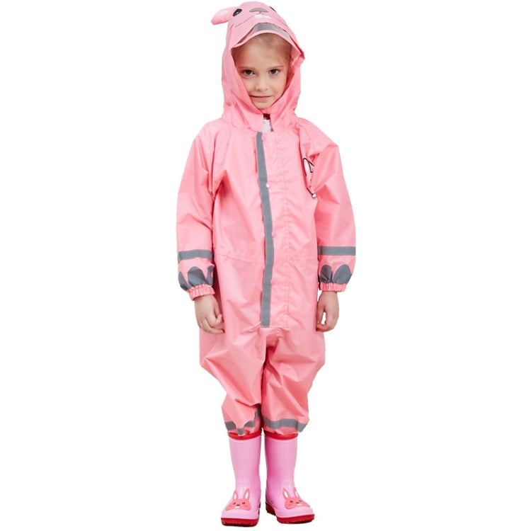 Capa de Chuva Infantil de Uma Peça para Rapazes e Raparigas Poncho Leve com Capuz, S, L, M