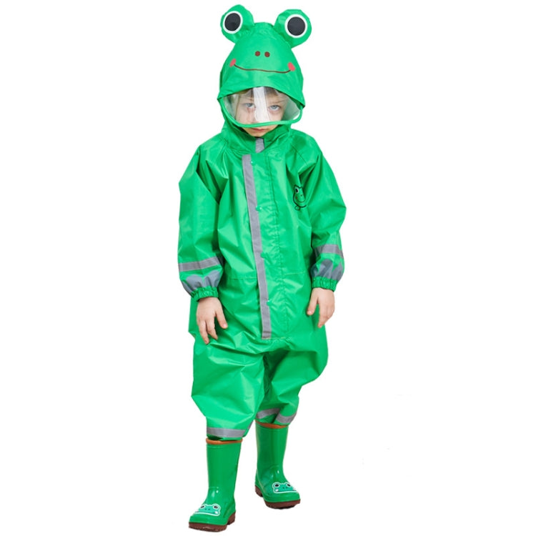 Capa de Chuva Infantil de Uma Peça para Rapazes e Raparigas Poncho Leve com Capuz, S, L, M