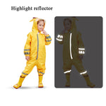 Capa de Chuva Infantil de Uma Peça para Rapazes e Raparigas Poncho Leve com Capuz, S, L, M