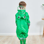 Capa de Chuva Infantil de Uma Peça para Rapazes e Raparigas Poncho Leve com Capuz, S, L, M
