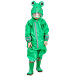 Capa de Chuva Infantil de Uma Peça para Rapazes e Raparigas Poncho Leve com Capuz, S, L, M