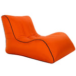 Sofá Insuflável Dobrável Portátil BB1803, Assento Insuflável Simples para Exterior, 70 x 60 x 55cm, 90 x 70 x 65cm, 100 x 80 x 70cm
