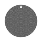 Suporte de panela de silicone geométrico para cozinha, almofada isolante térmica redonda (preto), quadrada (cinzento), redonda (cinzento), quadrada (preto), redonda (preto)