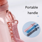 Copo desportivo portátil para viagem DOOGE, copo de plástico para estudantes, 700ml