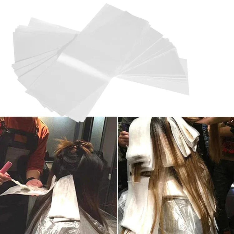 3 Conjuntos de Papel de Coloração de Cabelo Papel de Isolamento Ferramentas de Cabeleireiro