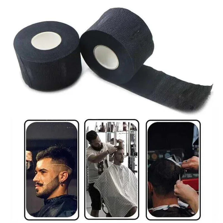 Babete Descartável para Corte de Cabelo, Papel de Pescoço Reforçado, Resistente a Estilhaços, Suprimentos para Barbearia e Cabeleireiro