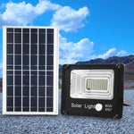 Luz de Inundação Solar Exterior com Controlo Remoto Sensor Impermeável Luz de Parede, 50W, 80W, 120W, 150W