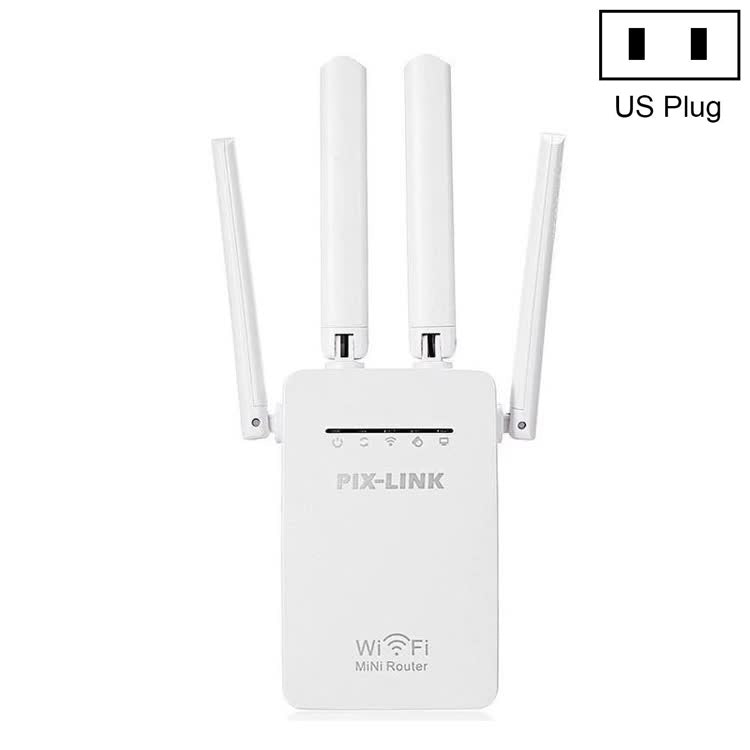PIX-LINK LV-WR09 Extensor de Alcance WiFi 300Mbps Repetidor Mini Roteador, Ficha US, Ficha EU, Ficha UK, Ficha AU