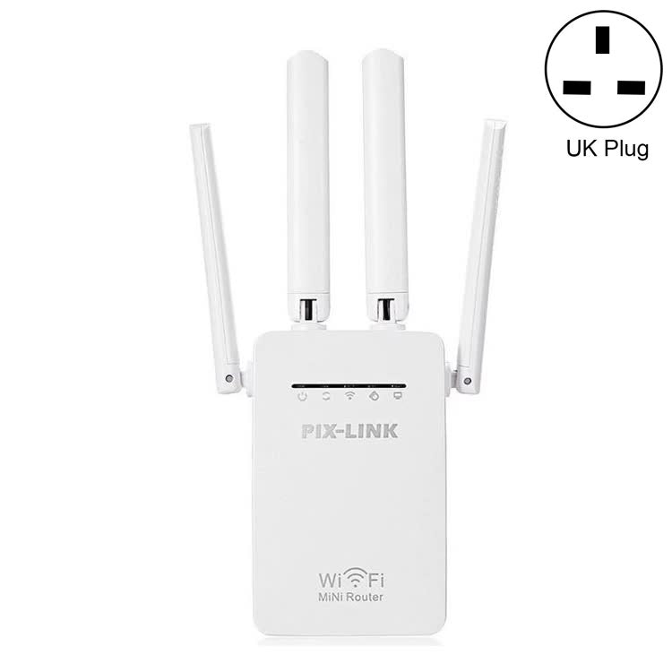 PIX-LINK LV-WR09 Extensor de Alcance WiFi 300Mbps Repetidor Mini Roteador, Ficha US, Ficha EU, Ficha UK, Ficha AU