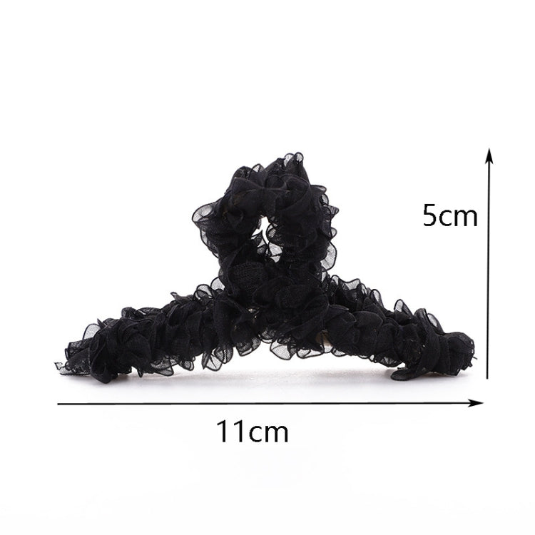 Presilha de Cabelo de Primavera em Material de Resina, Cor: 25 Amarelo Fio de Rede, 20 Preto Fio de Rede, 21 Rosa Fio de Rede, 22 Azul Lago Fio de Rede, 23 Roxo Claro Fio de Rede