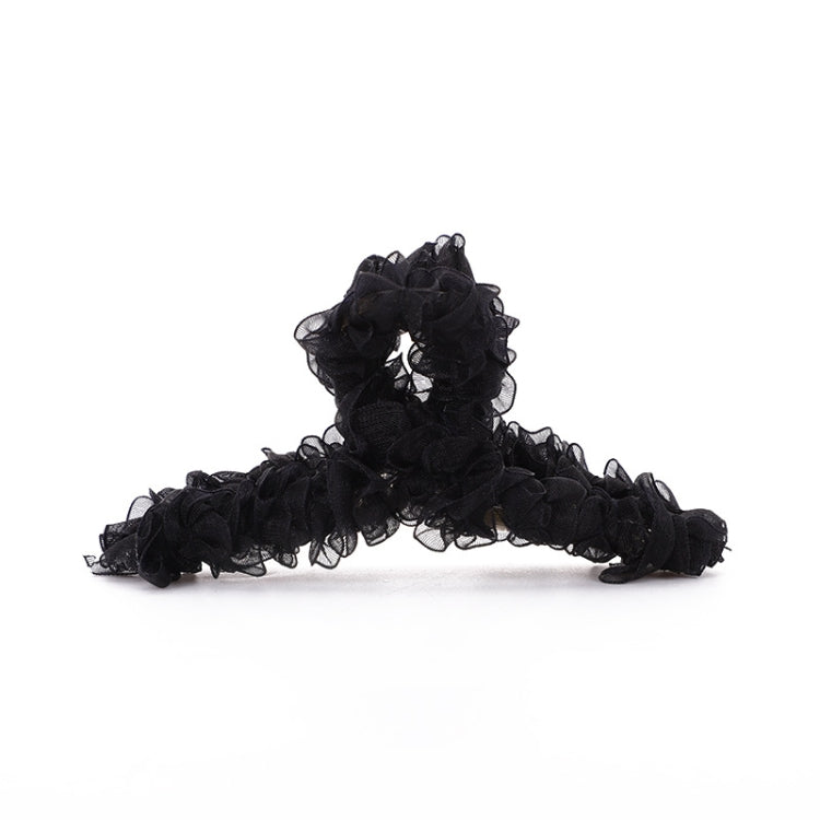 Presilha de Cabelo de Primavera em Material de Resina, Cor: 25 Amarelo Fio de Rede, 20 Preto Fio de Rede, 21 Rosa Fio de Rede, 22 Azul Lago Fio de Rede, 23 Roxo Claro Fio de Rede