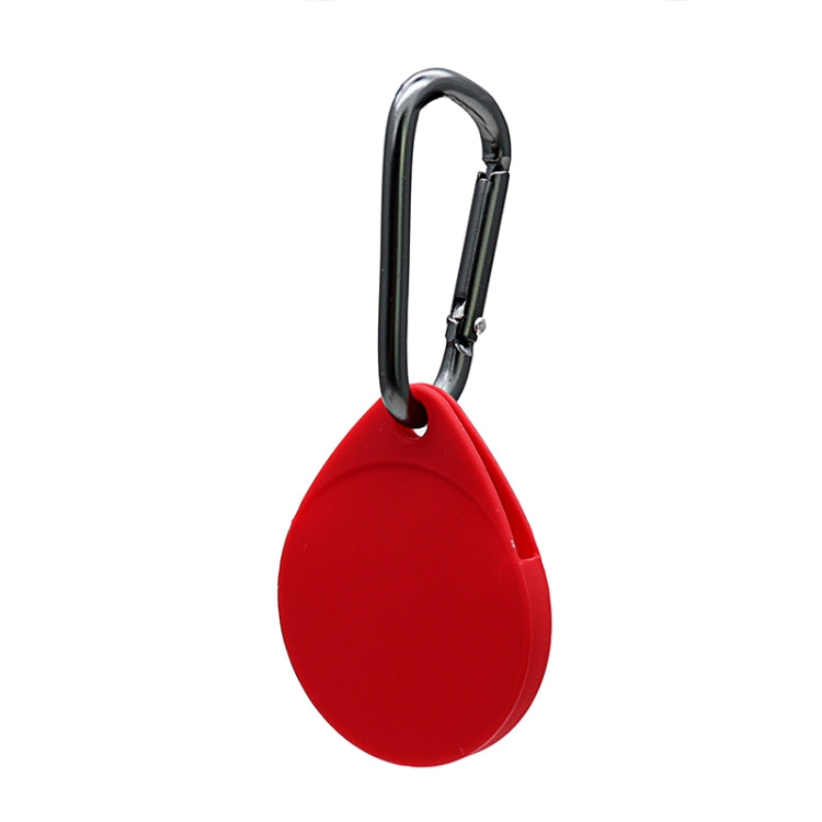 2 Unidades de Capa Protetora em Silicone Anti-impacto e Anti-riscos em Forma de Gota com Mosquetão para AirTag 2ª Geração / AirTag 1ª Geração