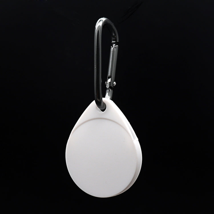 2 Unidades de Capa Protetora em Silicone Anti-impacto e Anti-riscos em Forma de Gota com Mosquetão para AirTag 2ª Geração / AirTag 1ª Geração
