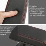 Car Arm Handle Seat Left Hand Elbow Tray Universal Leather Increasing Pad Central Armrest Box, Black+Black line, Beige, Brown, Gray, Black+White Line, Black+Red Line