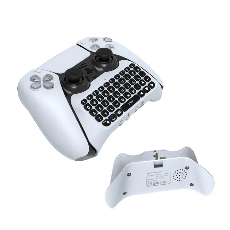 Teclado Sem Fios Bluetooth JYS-P5121 com Comando, Pode Conversar por Voz, Teclado Externo Adequado para PS5, JYS-P5121