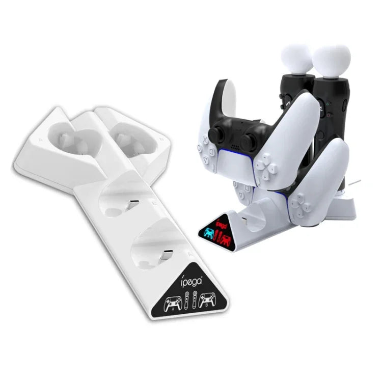 Ipega PG-P5011 Punho Carregador Triangle Beast para PS5 / PS MOVE, PG-P5011