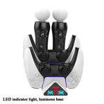 Ipega PG-P5011 Punho Carregador Triangle Beast para PS5 / PS MOVE, PG-P5011