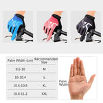 Luvas para condução WEST BIKING YP0211216, absorção de choque, ecrã tátil, dedo completo, M, L, XL, XXL