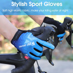 Luvas para condução WEST BIKING YP0211216, absorção de choque, ecrã tátil, dedo completo, M, L, XL, XXL
