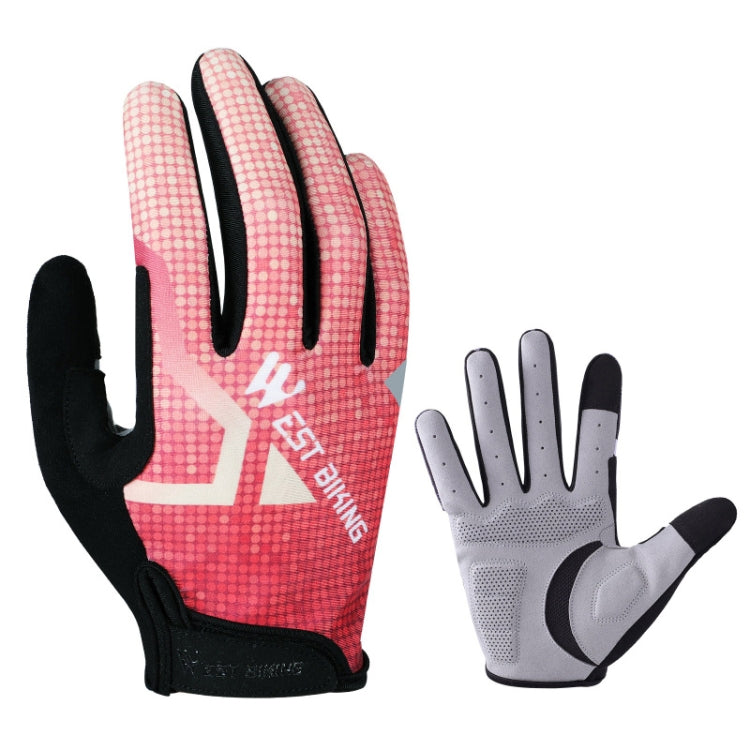 Luvas para condução WEST BIKING YP0211216, absorção de choque, ecrã tátil, dedo completo, M, L, XL, XXL