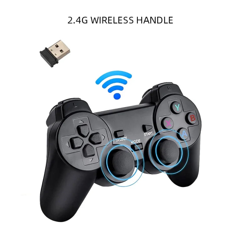 Máquina de Jogos Arcade Mini para TV com HDMI Sem Fios M8 com 2 GamePads, M8 32G (Sem Fios), M8 64G (Sem Fios)
