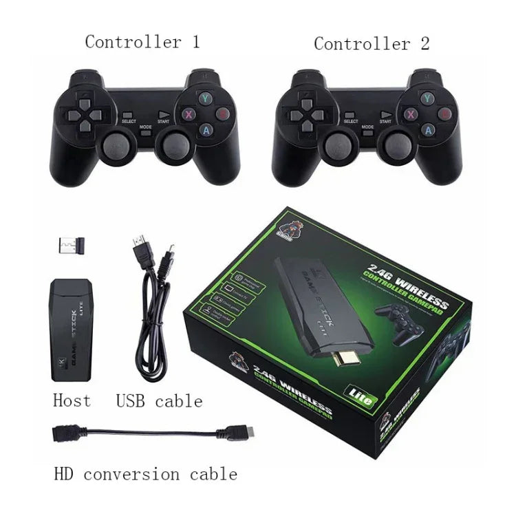 Máquina de Jogos Arcade Mini para TV com HDMI Sem Fios M8 com 2 GamePads, M8 32G (Sem Fios), M8 64G (Sem Fios)