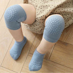 Joelheiras de Verão para Crianças, Meias para Chão de Bebé, Roupa de Proteção Antiderrapante para Engatinhar, S 0-1 Ano, M 1-3 Anos