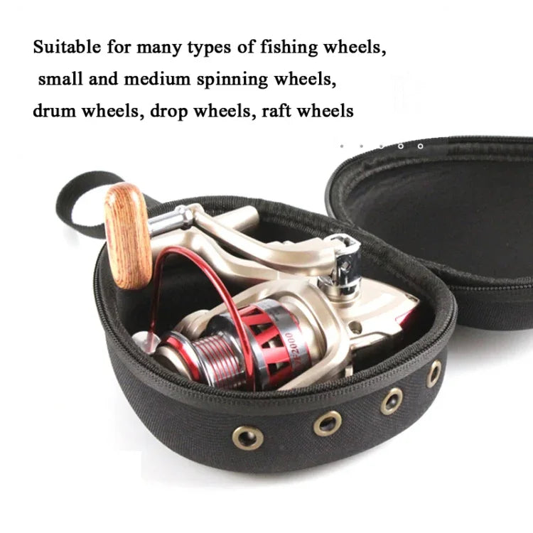 Bolsa para Carretel de Pesca em Forma de Gota de Água JSFUN, Acessórios para Carretel de Spinning, Capa Protetora para Carretel de Pesca