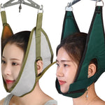 Talha de Tração para Coluna Cervical para Pendurar na Porta, Esticador Cervical Doméstico, Cinzento, Verde