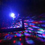 Lâmpada Solar Giratória Colorida Exterior para Jardim Relvado, Atualização RGB Giratória