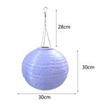 Lanterna Branca Solar Exterior 26LM Lâmpada Suspensa Lanterna para Casamento Festival Celebração Luz Decorativa de Pátio