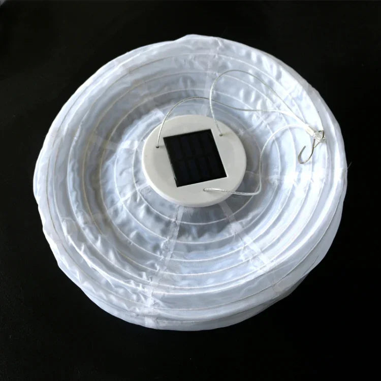 Lanterna Branca Solar Exterior 26LM Lâmpada Suspensa Lanterna para Casamento Festival Celebração Luz Decorativa de Pátio