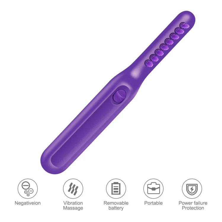 Pente Elétrico Rotativo Anti-Cruzamento para Cabelo Seco e Molhado