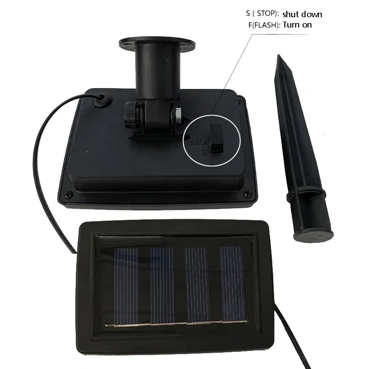 Corda de Luz Solar Bola de Chama para Exterior Solar Pátio IP44 à Prova de Água, 6 em 1, 8 em 1